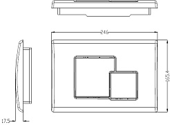 WeltWasser Унитаз подвесной Telbach 004 GL-WT в комплекте с инсталляцией Marberg 507 с клавишей смыва хром матовый – фотография-10